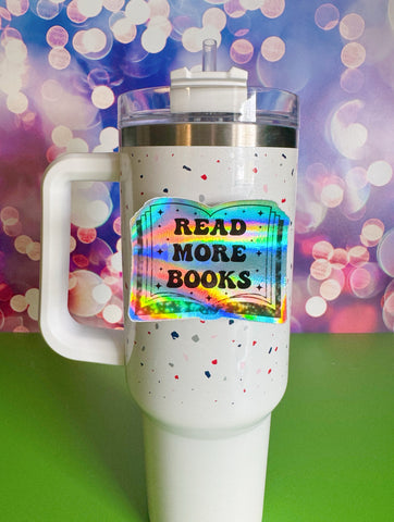 Read More Books Holo Sticker