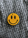 Smiley Chenille Patch