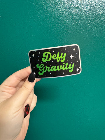 Defy Gravity Sticker