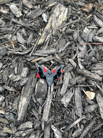 BAT! Dyed Metal Pin