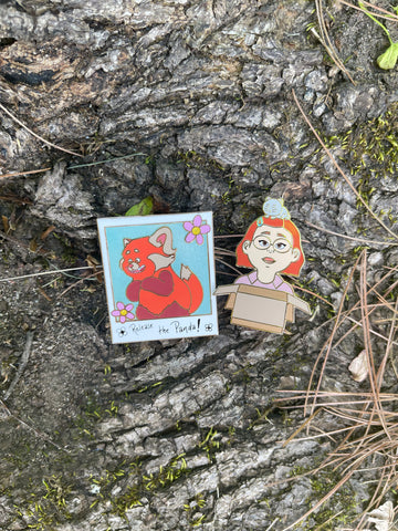 Red Panda and Mei Pins