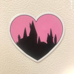 Magical Castle Heart Magnet